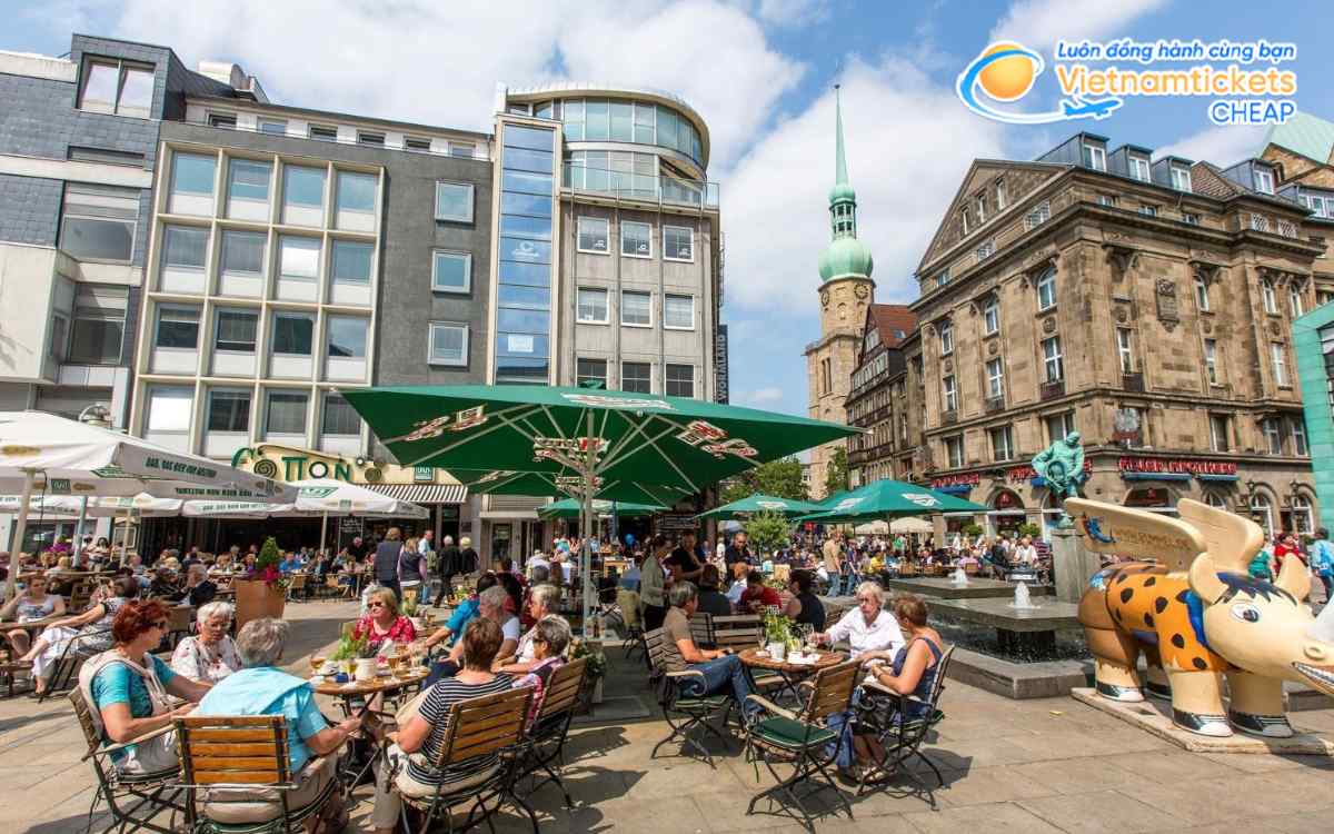 Khí hậu Dortmund dễ chịu quanh năm