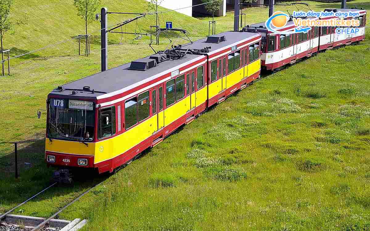 U-Bahn là cách đi lại tại Dusseldorf tiết kiệm