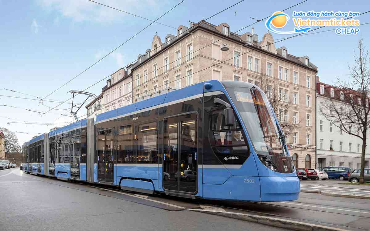 Di chuyển ở Munich bằng phương tiện công cộng