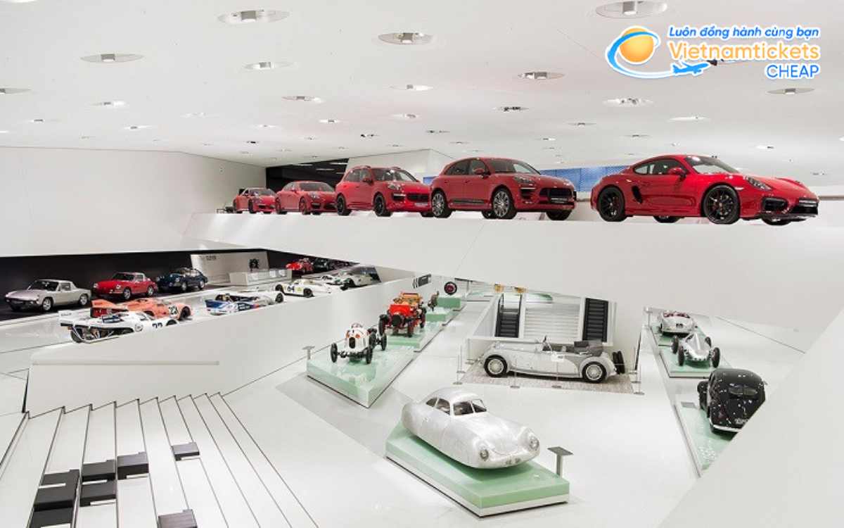 Không gian ấn tượng tại bảo tàng Porsche