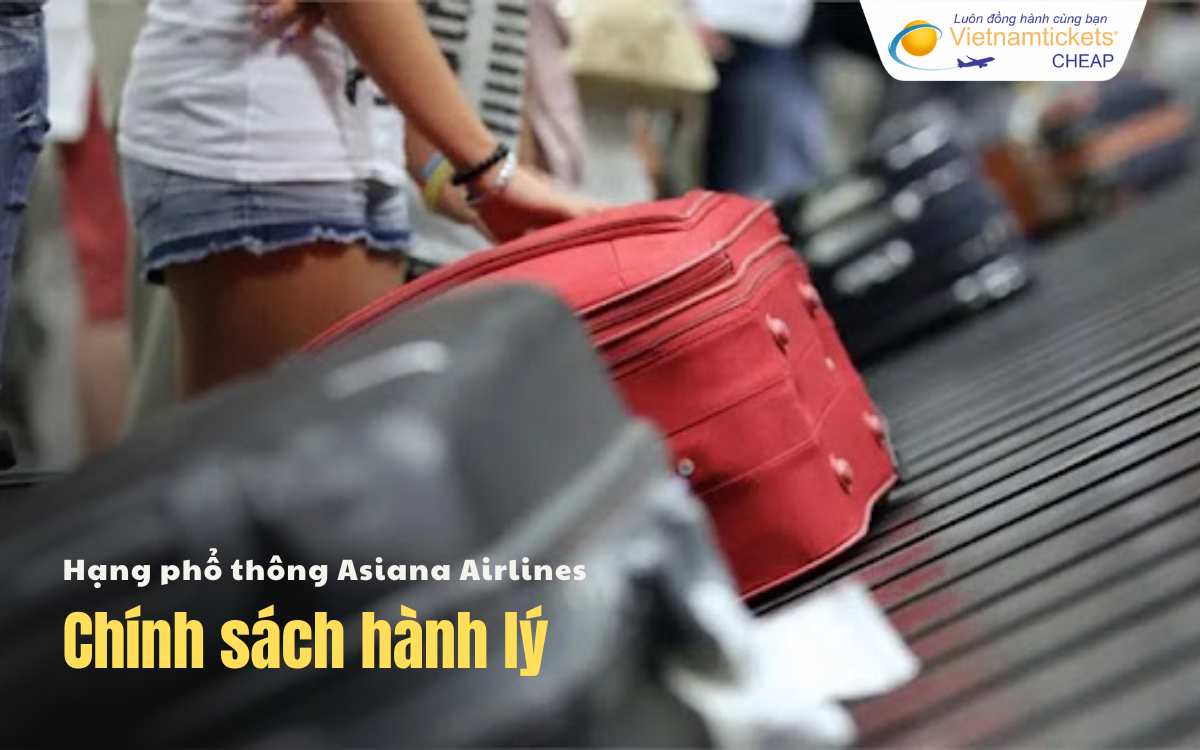 Chính sách hành lý hạng Economy Asiana Airlines