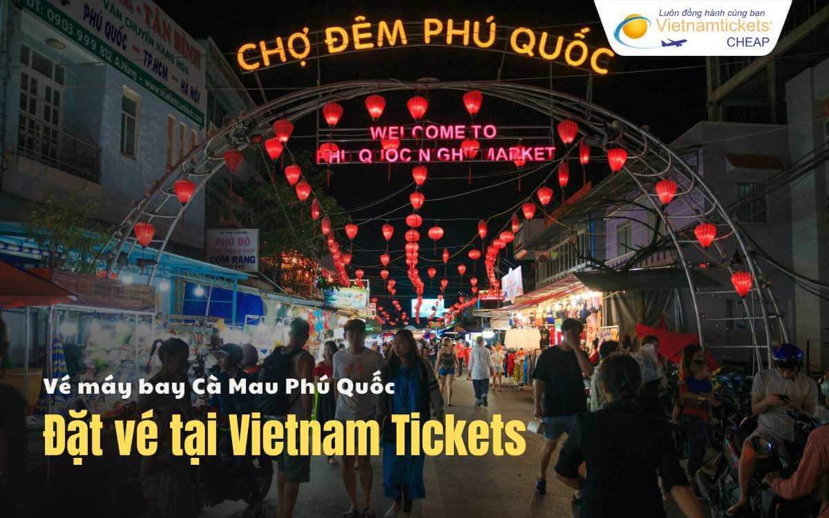 Ưu đãi vé máy bay Cà Mau Phú Quốc