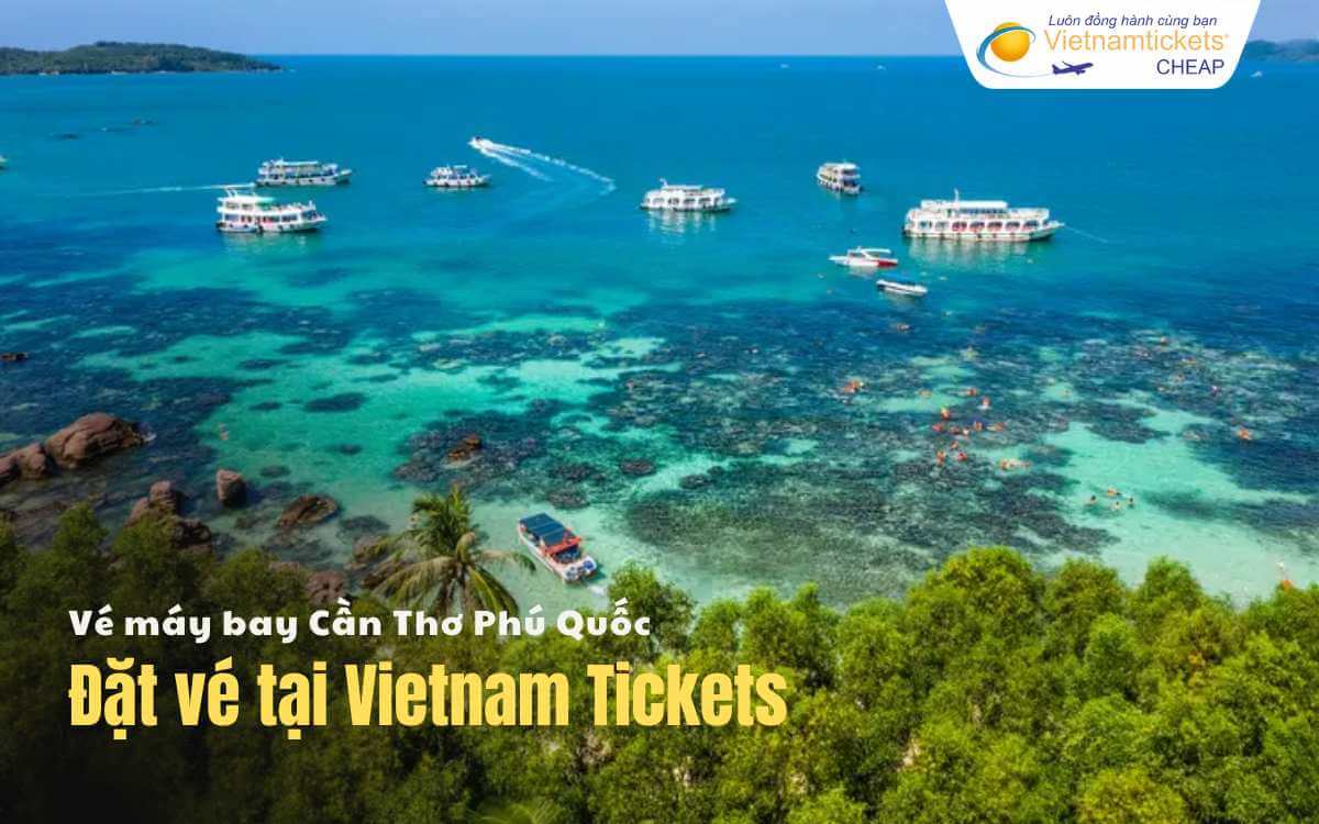 Đặt vé Cần Thơ Phú Quốc tại Vietnam Tickets