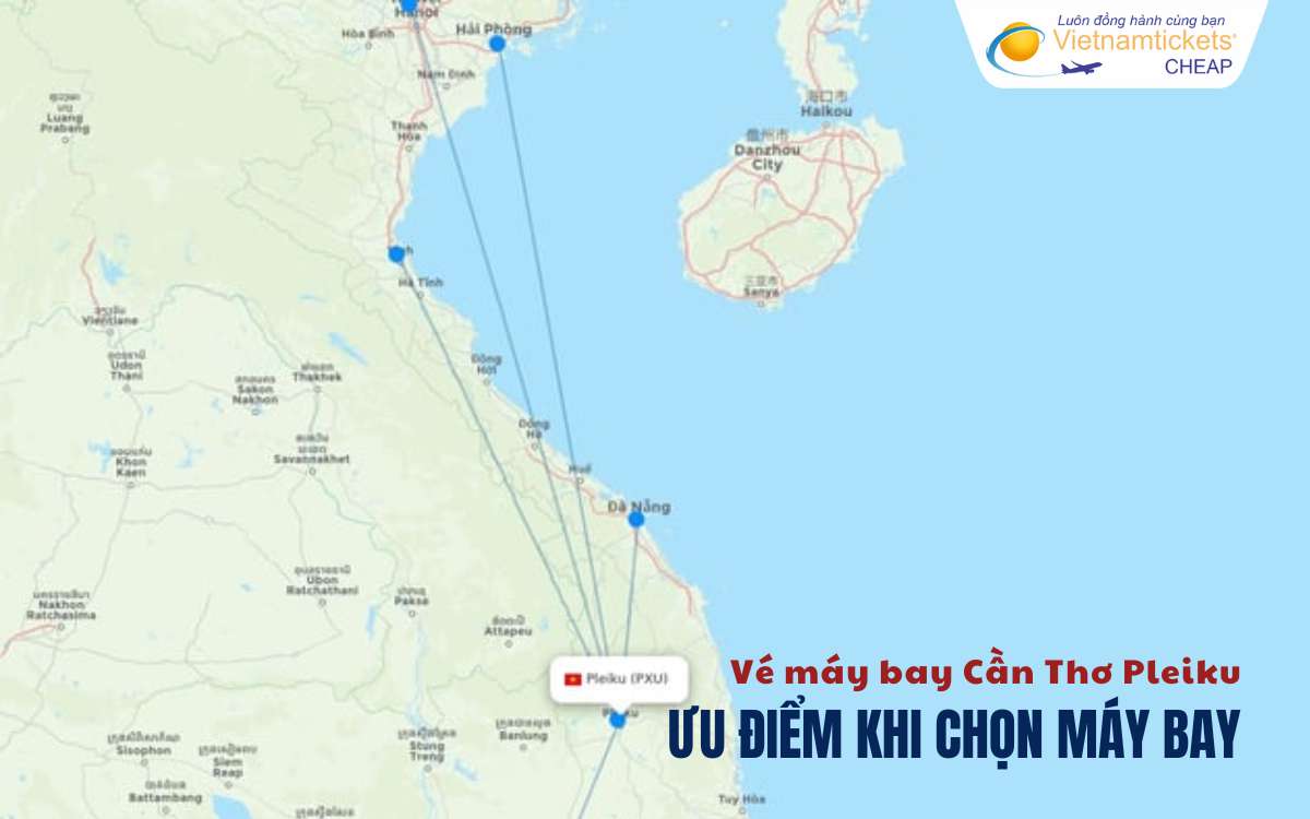 Chặng bay Cần Thơ Pleiku