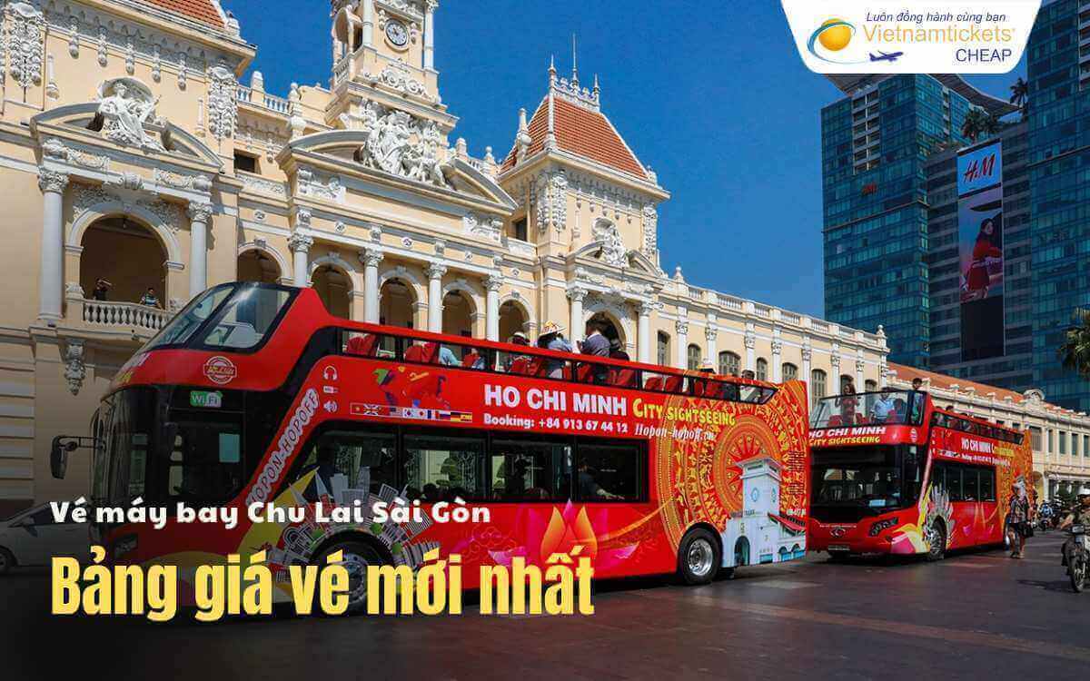 Bảng giá vé máy bay Chu Lai Sài Gòn