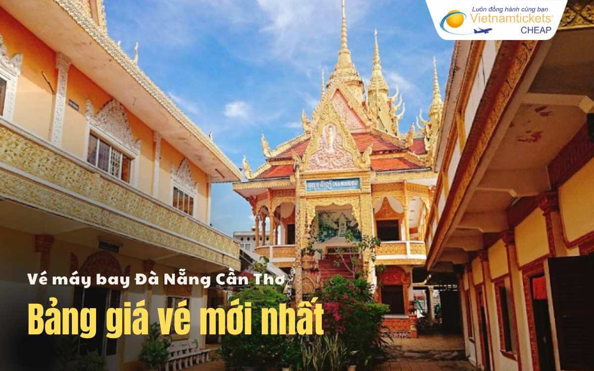 Bảng giá vé máy bay Đà Nẵng Cần Thơ