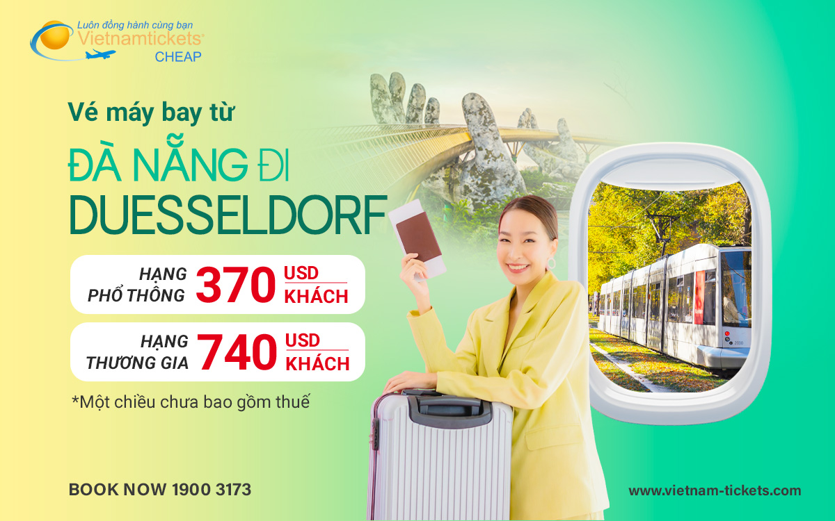 Vé Máy Bay Đà Nẵng Đi Duesseldorf