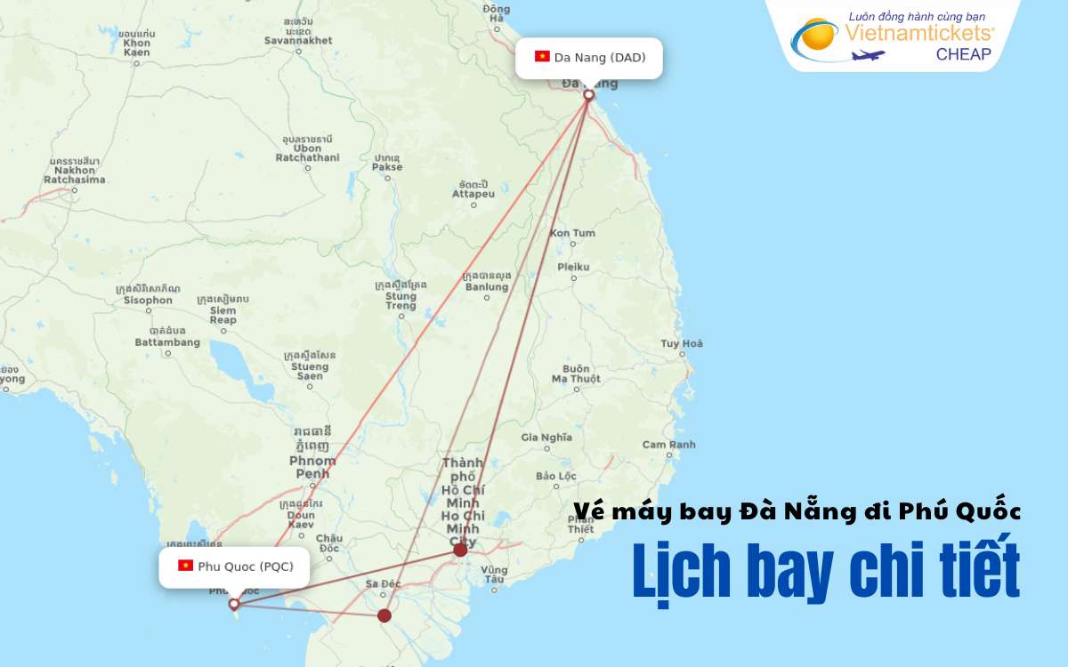 Lịch bay Đà Nẵng Phú Quốc
