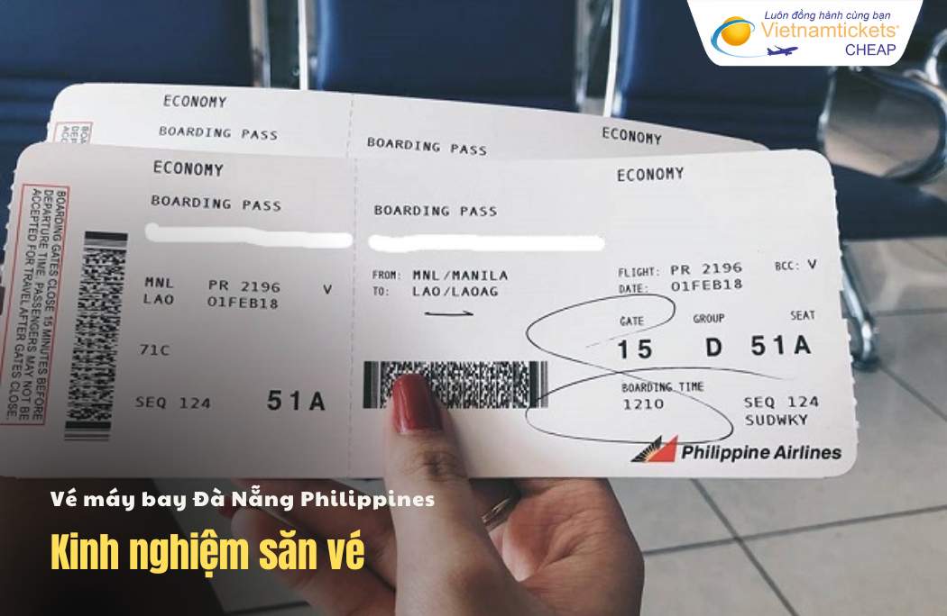 Kinh nghiệm săn vé máy bay Đà Nẵng Philippines