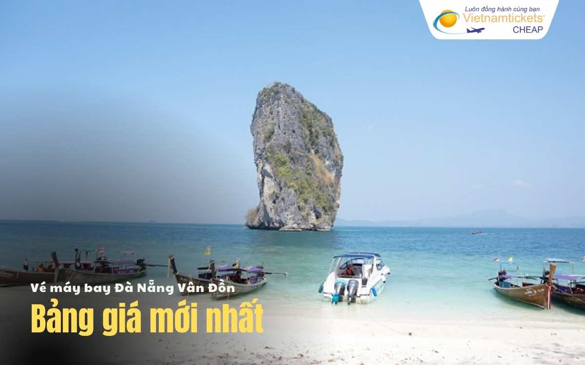 Gi&aacute; v&eacute; m&aacute;y bay Đ&agrave; Nẵng V&acirc;n Đồn