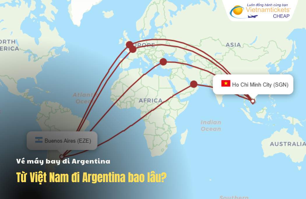 Thông tin chặng bay đi Argentina