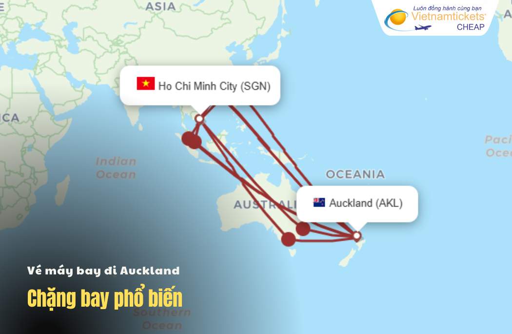 Chặng bay đi Auckland