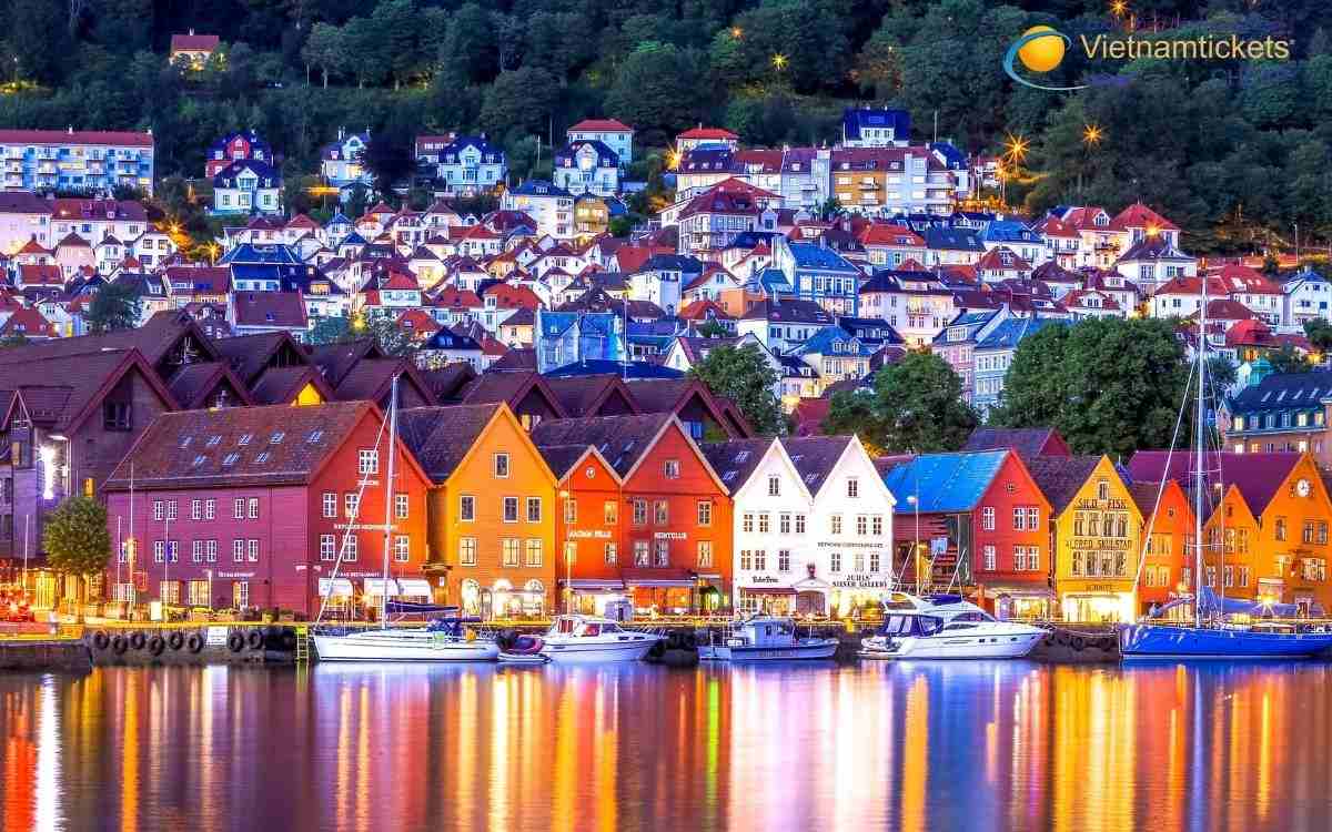 Lịch bay và cách di chuyển đến Bergen