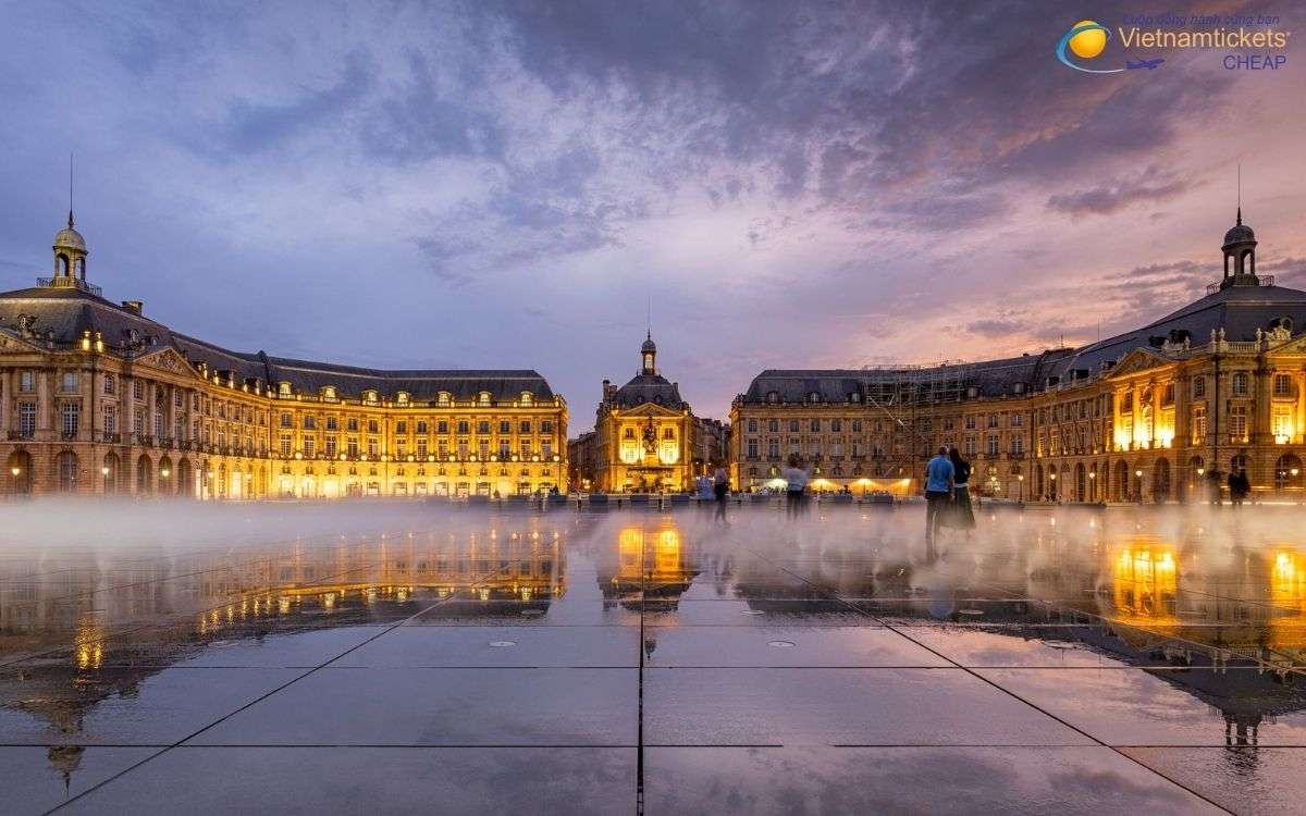 Thông tin tổng quan vé máy bay đi bordeaux