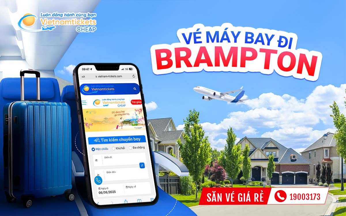 Vé đi Brampton