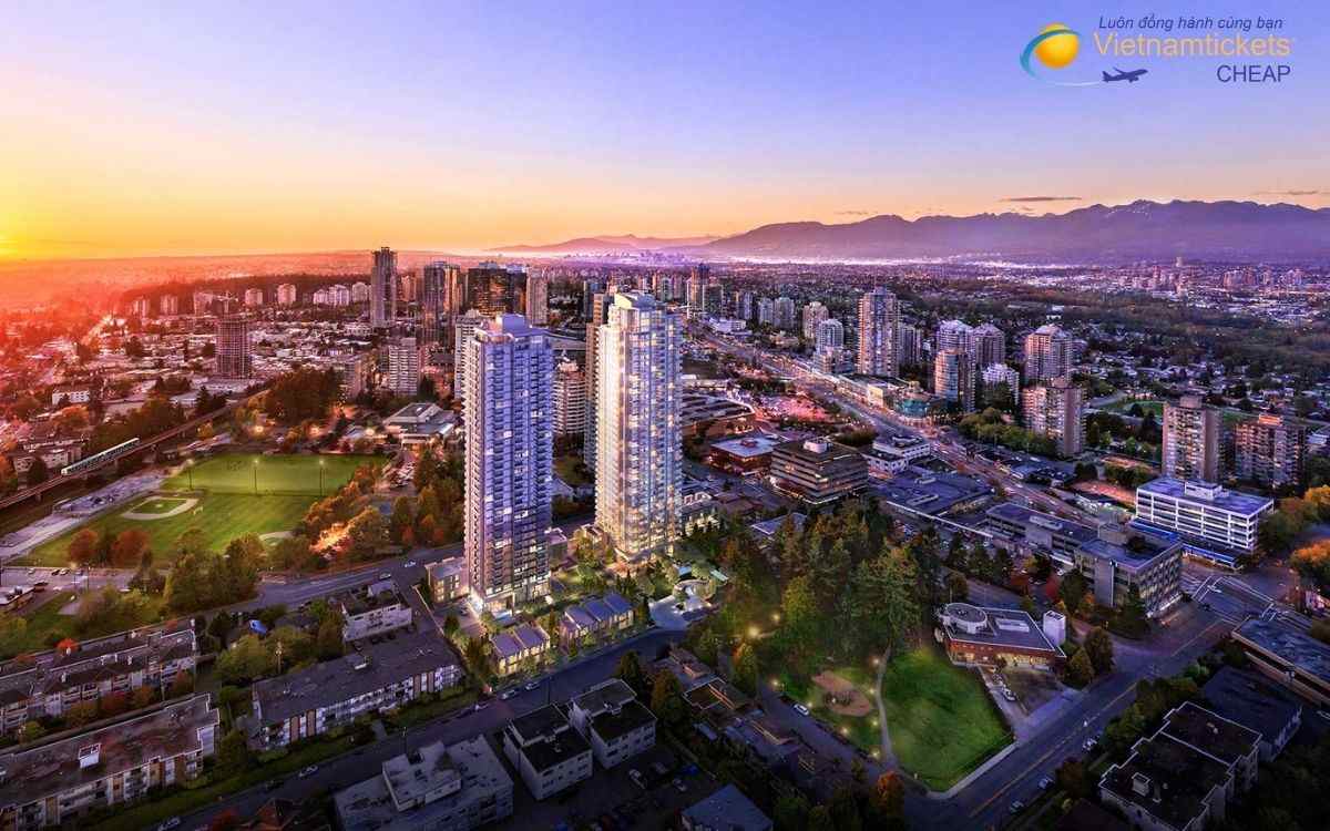 Lịch bay đến Burnaby như thế nào