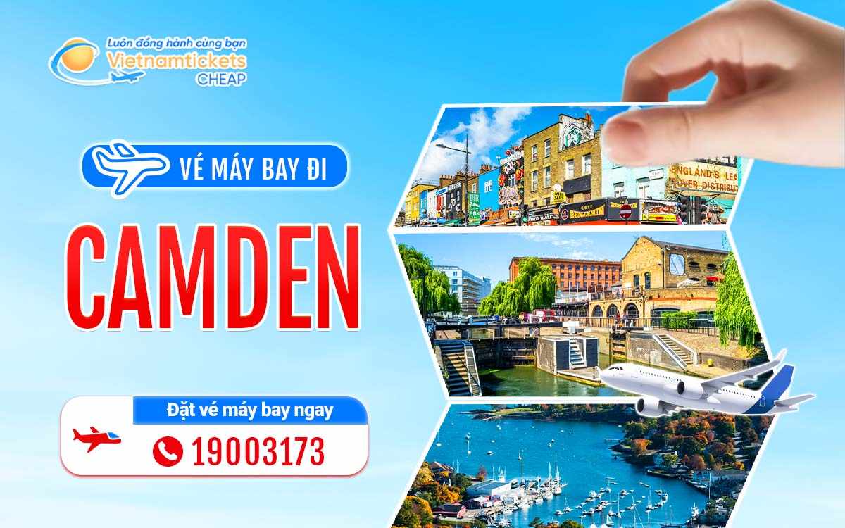 Vé máy bay đi Camden