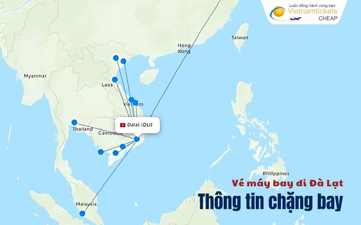 Thông tin chặng bay đi Đà Lạt