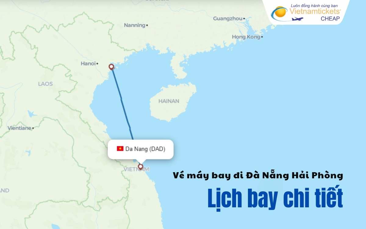 Lịch bay Đà Nẵng Hải Phòng