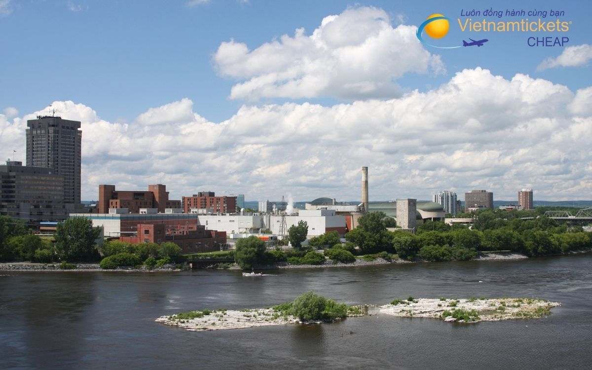 Sân bay đến Gatineau và lựa chọn tuyến bay