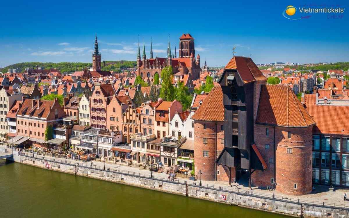 Giới thiệu điểm đến của vé máy bay đi Gdansk 