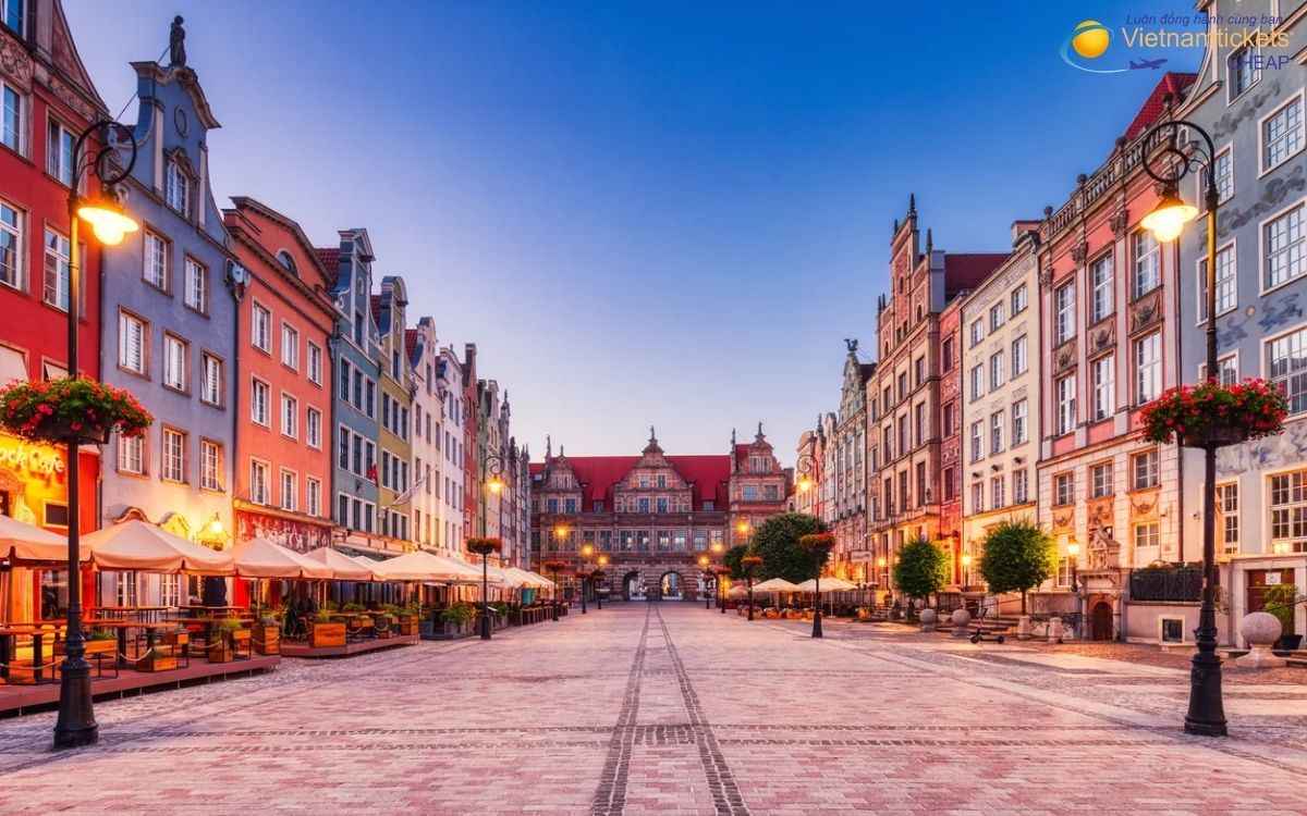 Thời gian và lịch bay đi Gdansk mới nhất