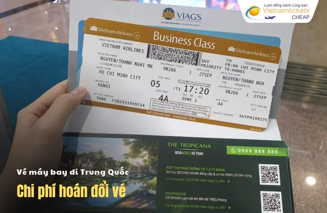 Quy định hoàn đổi vé đi Giang Tô