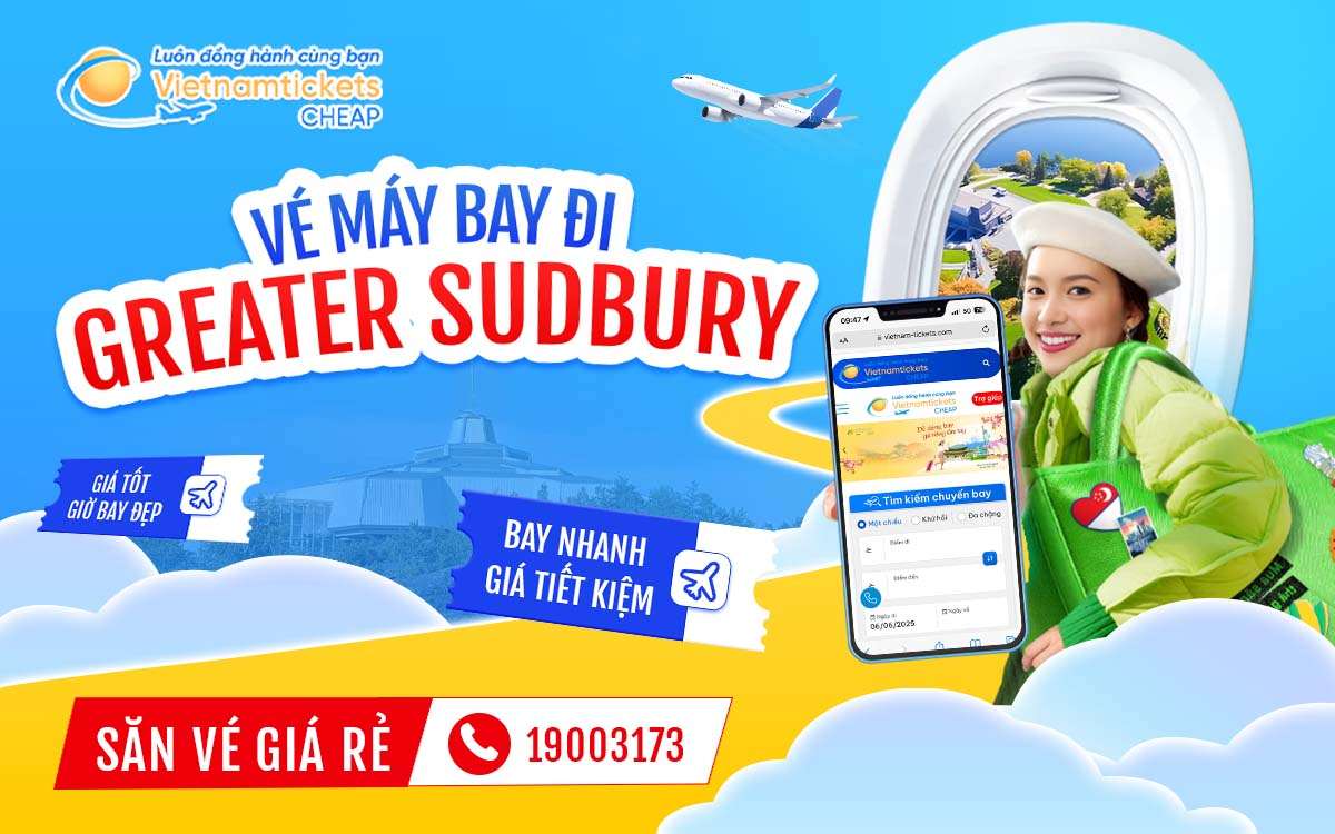 vé đi Greater Sudbury