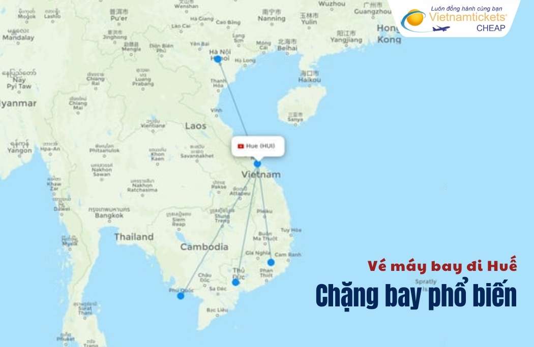 Thông tin chặng bay đi Huế