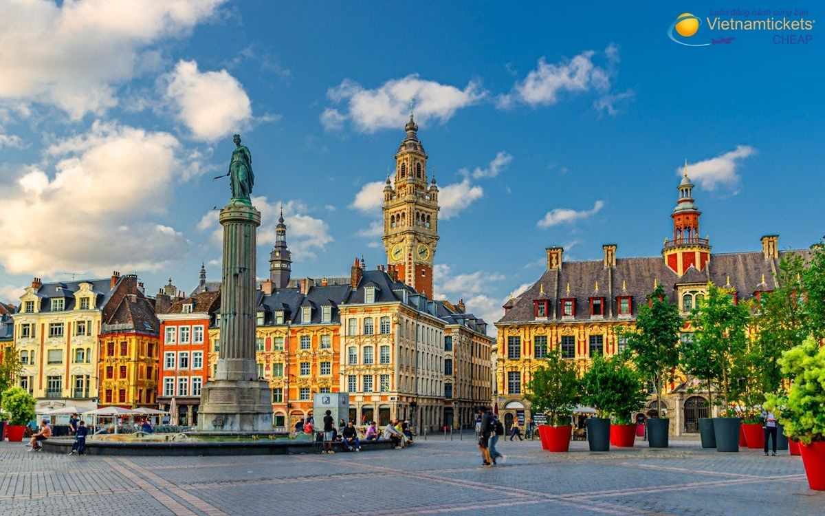Giá vé máy bay đi Lille