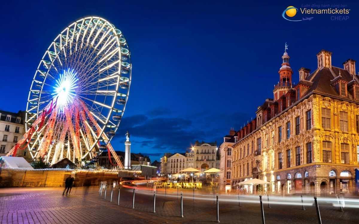 Kết hợp tour Lille và đặt vé máy bay