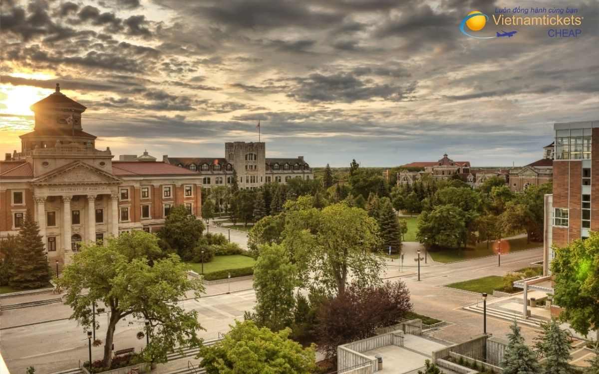 Lịch bay đến Manitoba