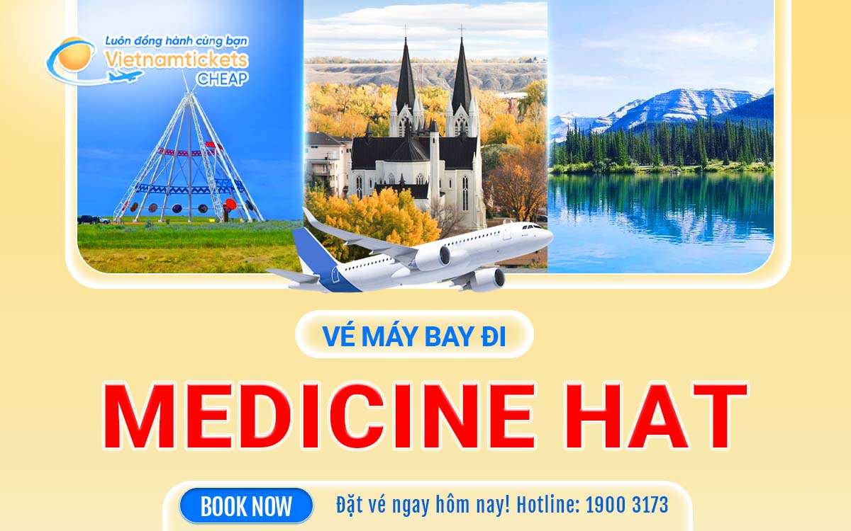 Vé đi Medicine Hat