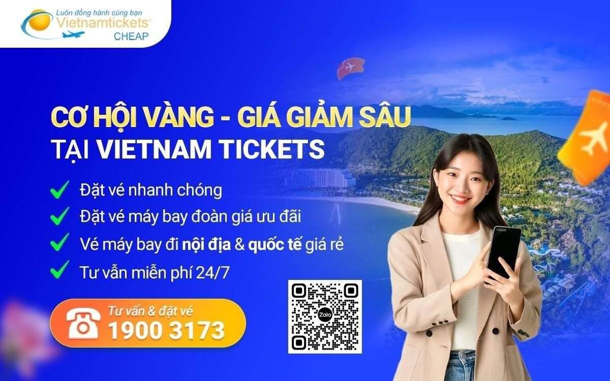 Đặt vé máy bay đi Nantes tại Vietnam Tickets