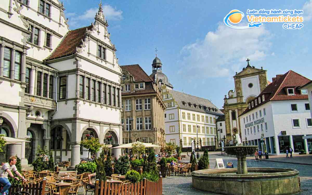 Đặt vé máy bay đi Paderborn giá tốt