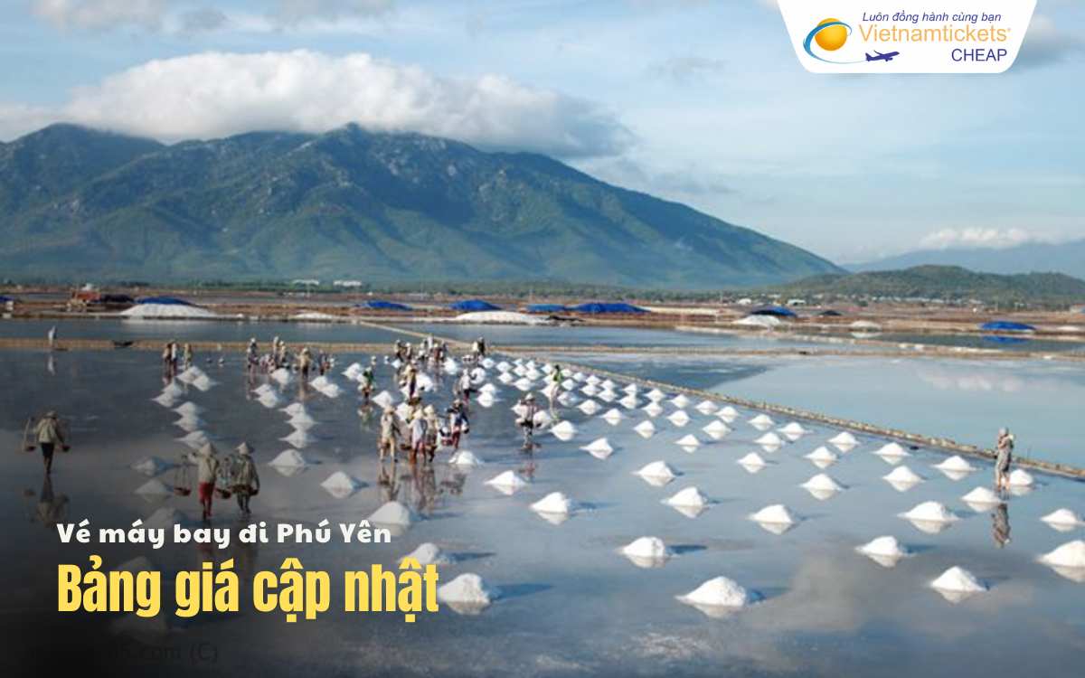 Bảng giá vé máy bay đi Phú Yên
