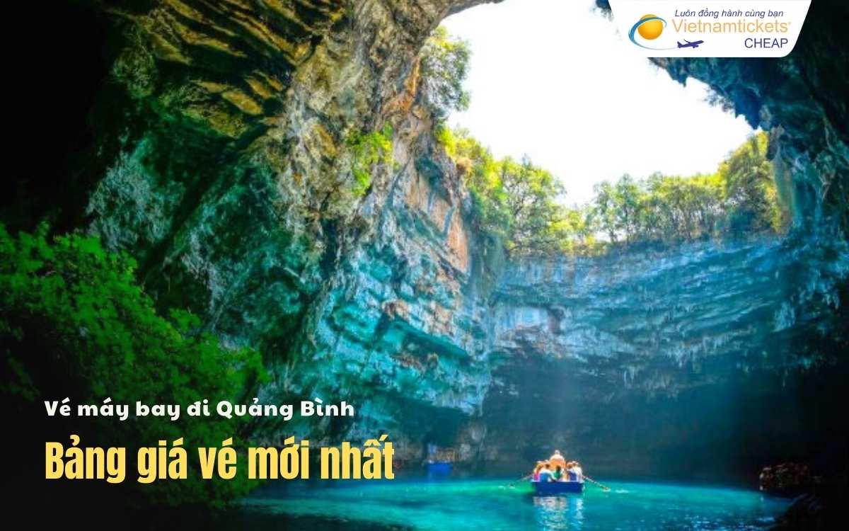 Bảng giá vé máy bay đi Quảng Bình