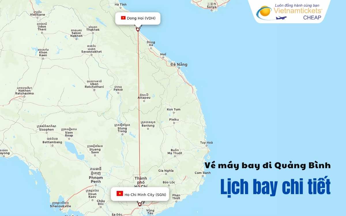 Lịch bay đi Quảng Bình