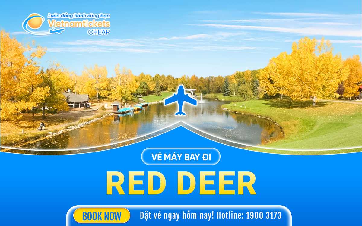 Vé đi Red Deer