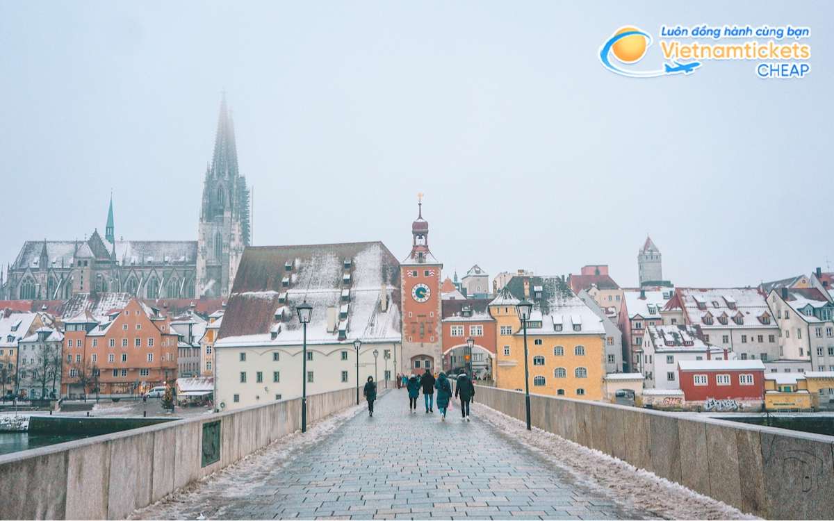 Mùa đông Regensburg là lúc giá vé thấp