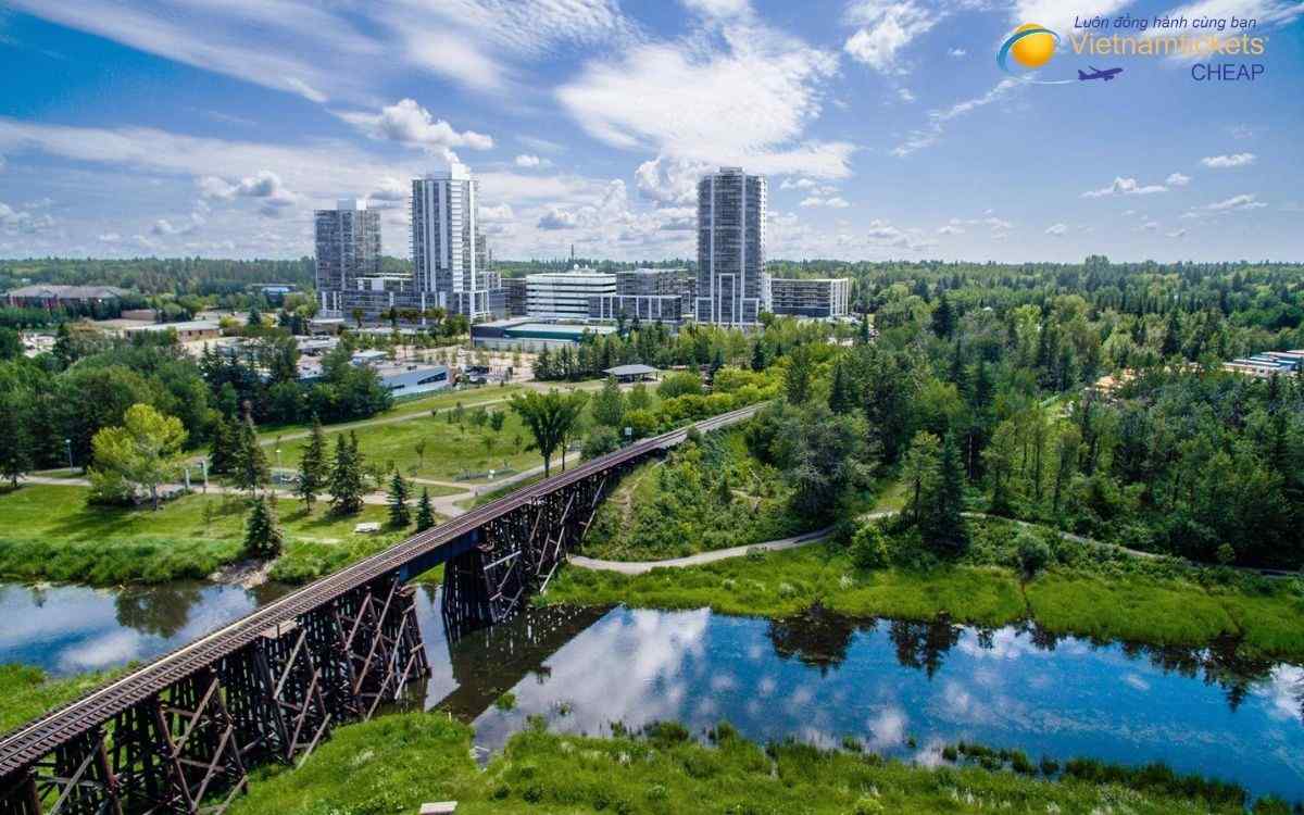 Hành trình và thời gian bay đến St. Albert