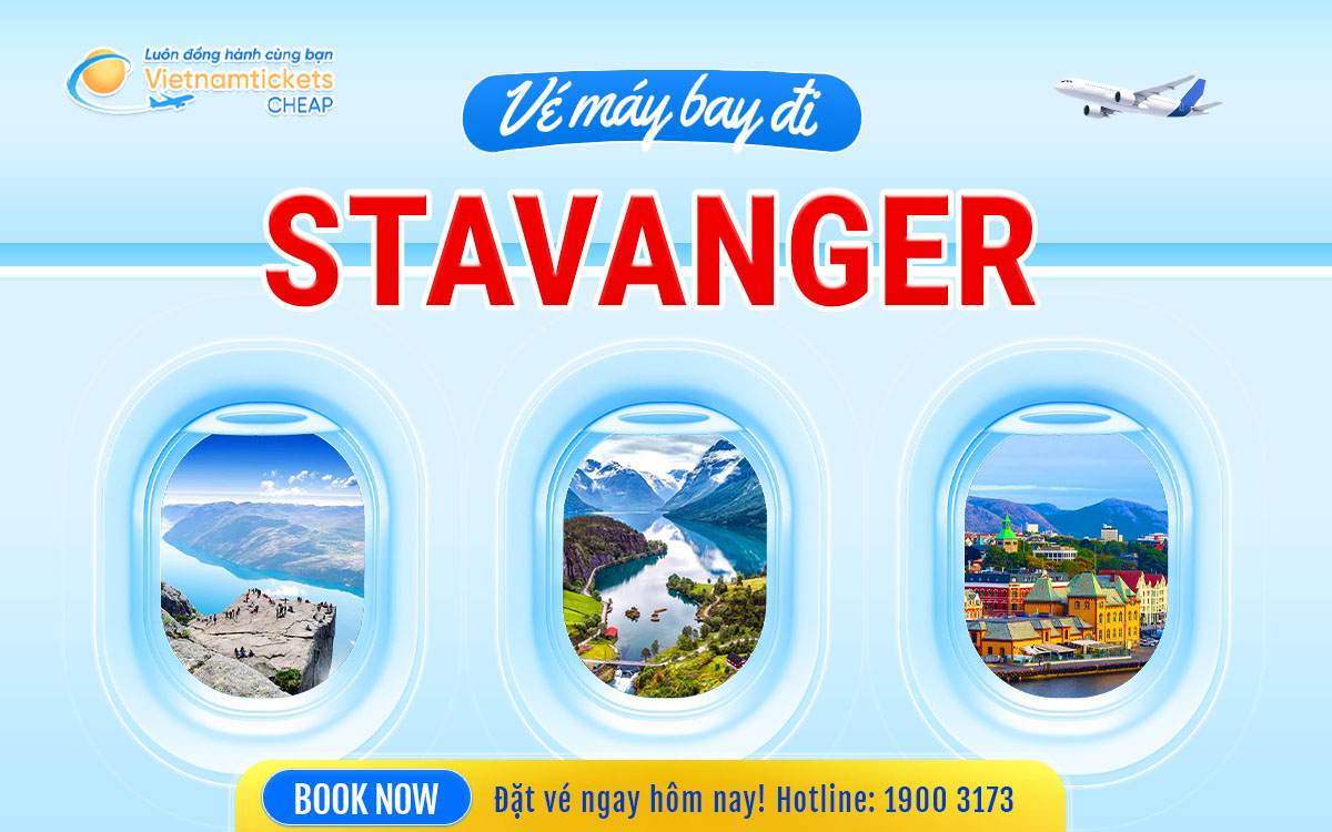 Vé máy bay đi Stavanger