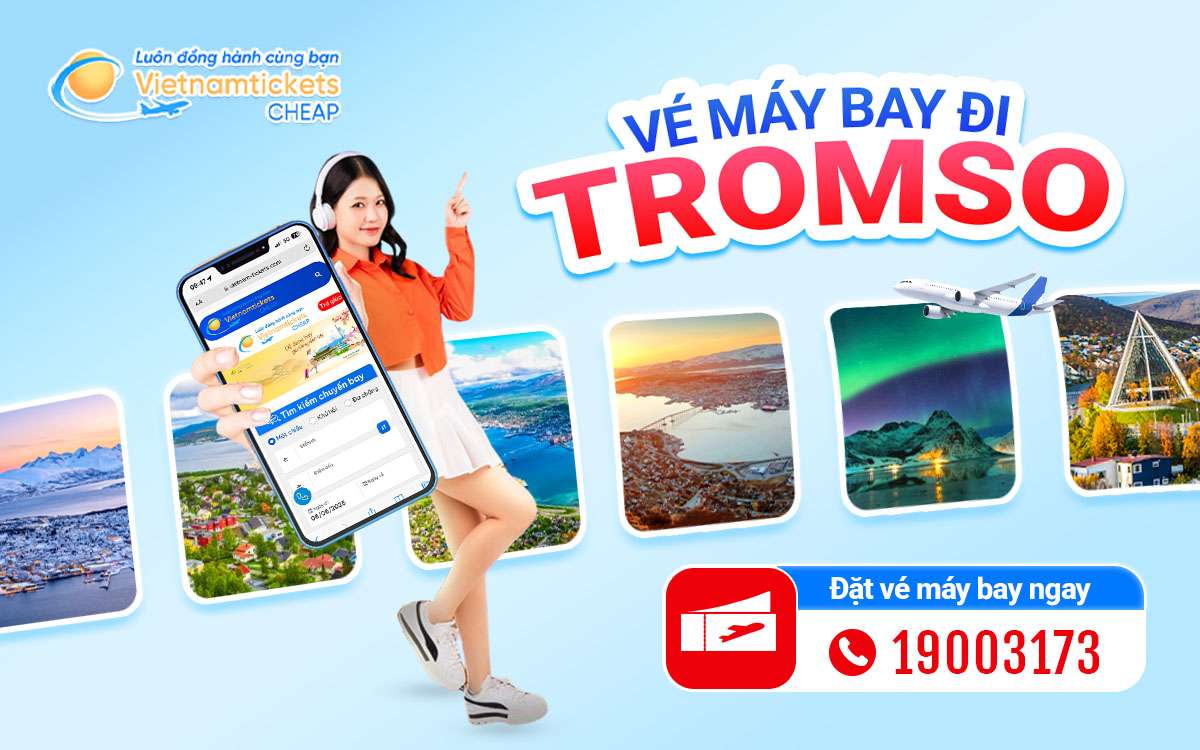 vé máy bay đi Tromsø