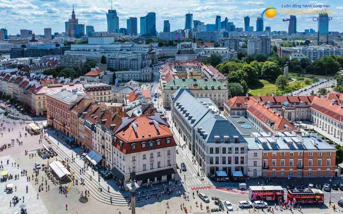 Kinh nghiệm đặt vé đi Warsaw online giá rẻ