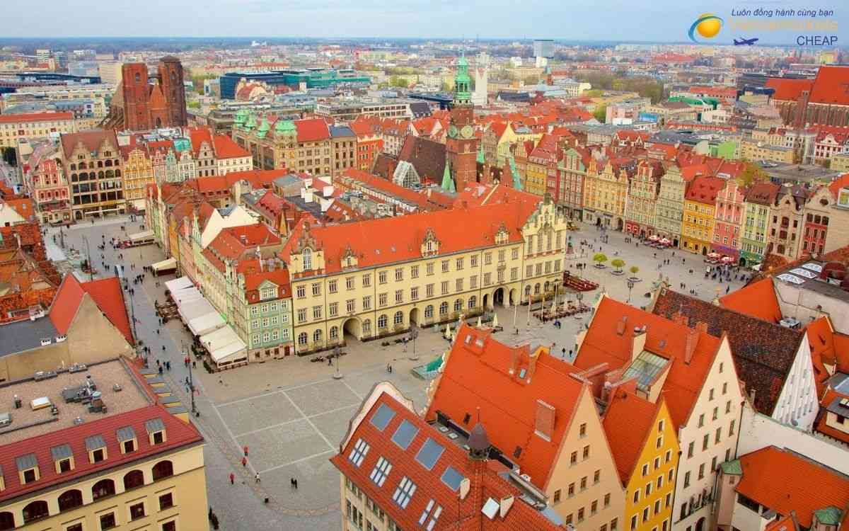 Kinh nghiệm đặt vé bay đi wroclaw giá rẻ