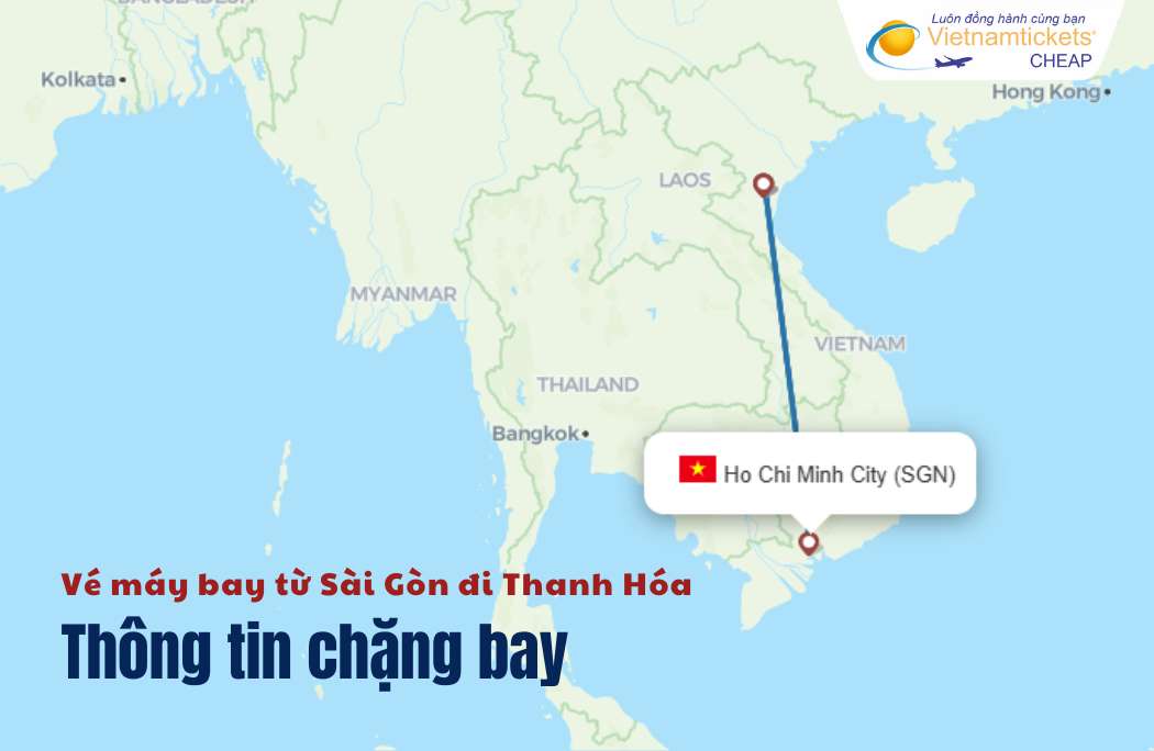 Săn vé máy bay Sài Gòn Thanh Hóa