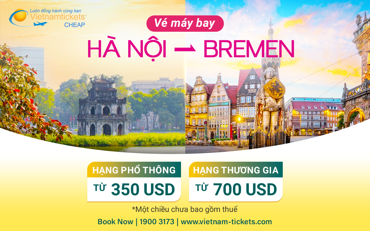 Vé Máy Bay Hà Nội Đi Bremen