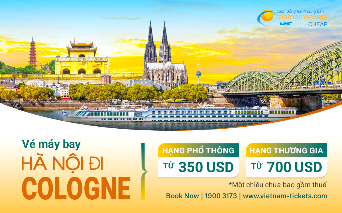 Vé Máy Bay Hà Nội Đi Cologne
