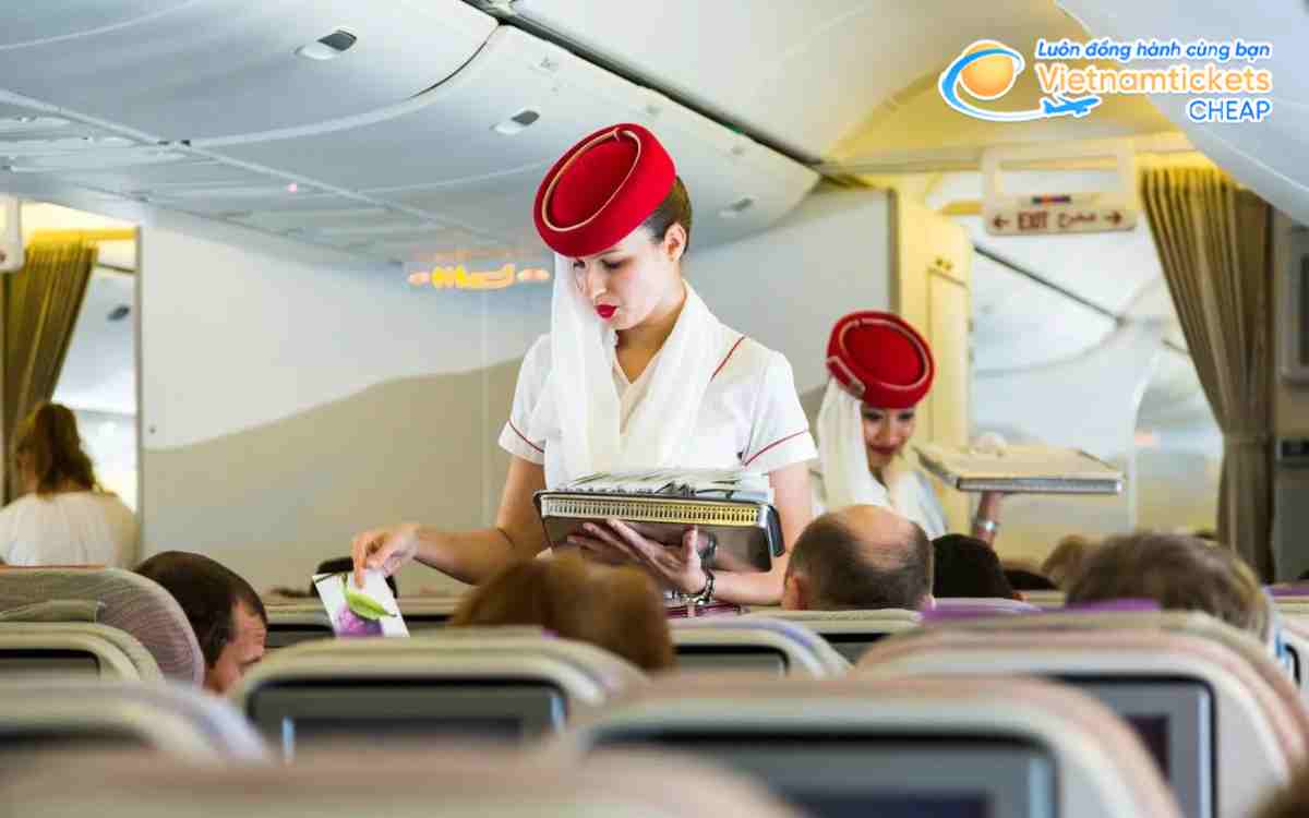 Chuyến bay Emirates mang đến dịch vụ chất lượng cao