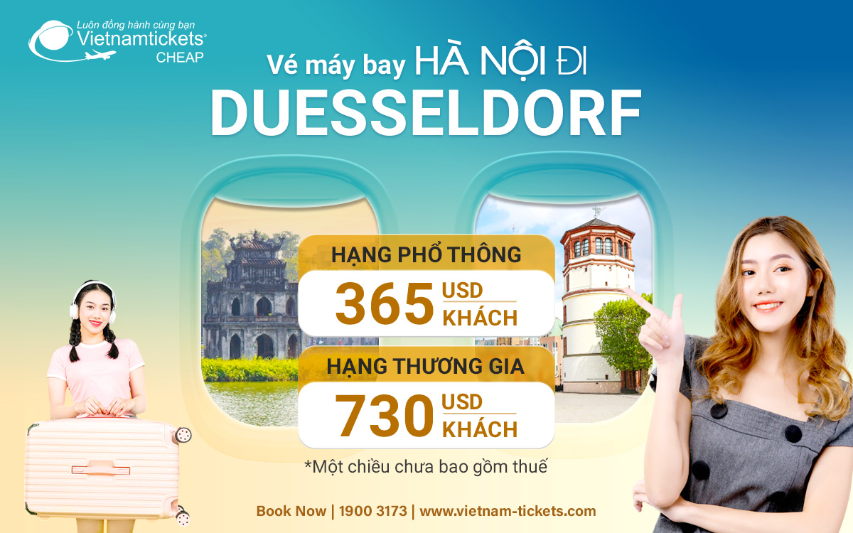 Vé Máy Bay Hà Nội Đi Duesseldorf